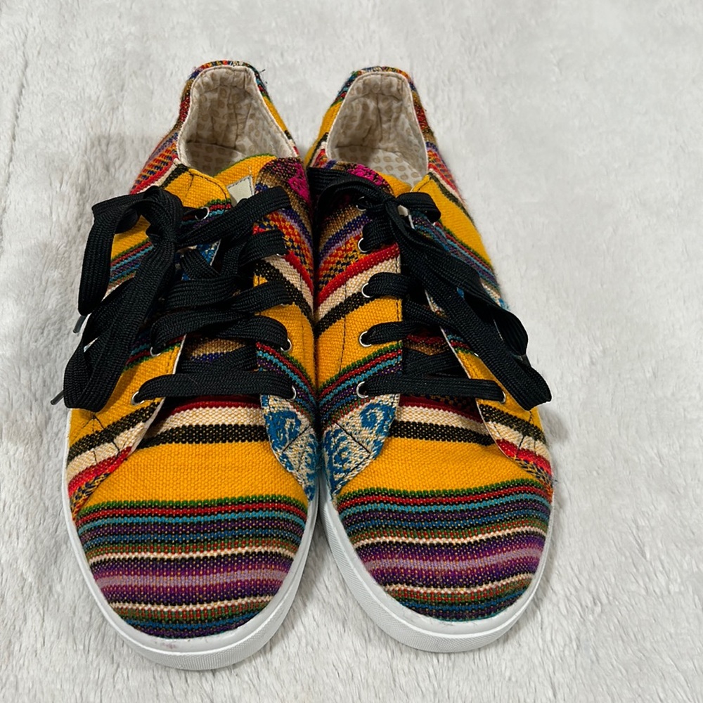 Inkkas Sneaker Low Top Aztec Tribal Textile Colorful M7/W9